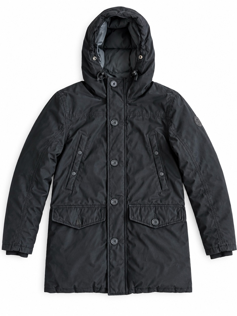 Timberland Waterproof Down Parka Hooded Black Winter Puffer Coat Large